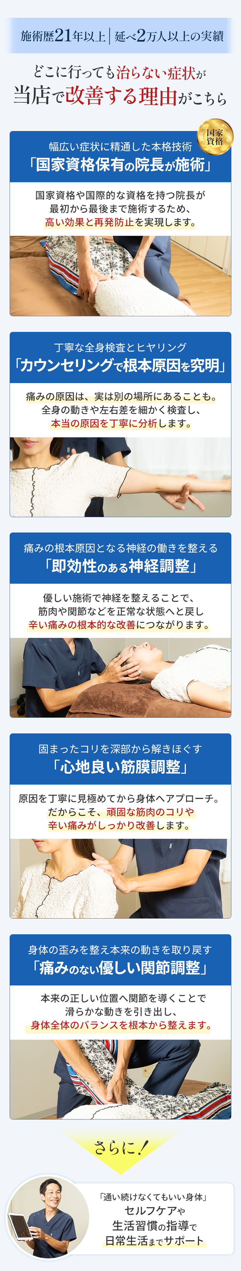 選ばれる理由